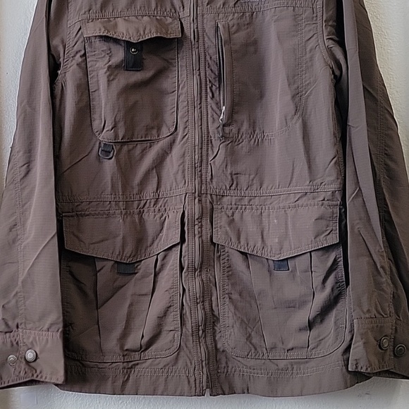 Eddie Bauer Travex Mens Nylon Brown Jacket Size Medium - Picture 5 of 10
